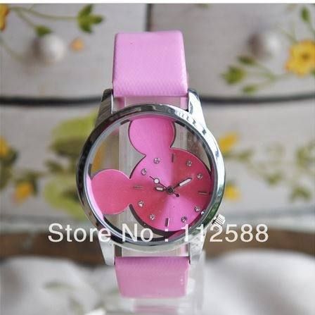 Relógio De Pulso Do Mickey Transparente