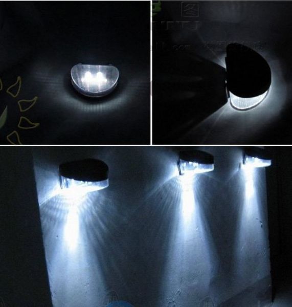 Luminária Solar Para Jardim E Garagem Com Led