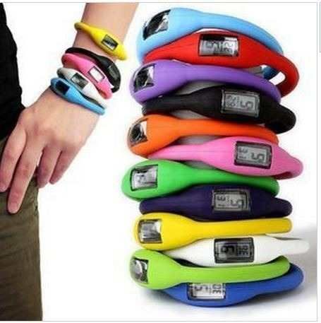 Relógio Pulseira De Silicone Digital Lote Com 20 Peças